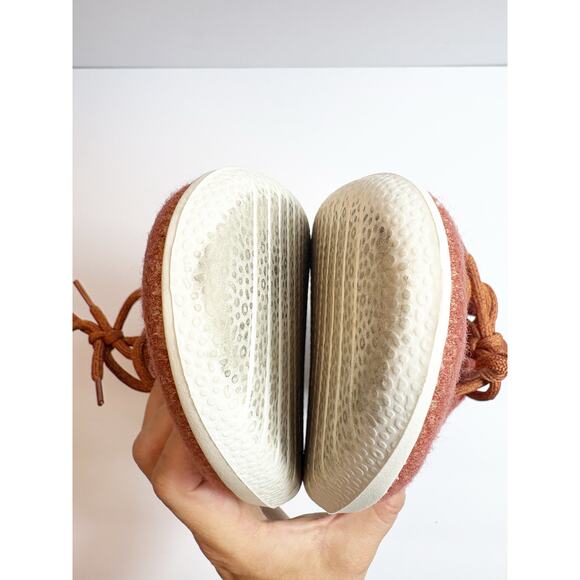 Allbirds Men’s Wool Runner Sneakers Size 10 Orange Textured Comfort Minimalist - Picture 7 of 10